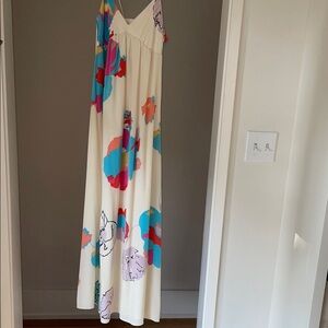 Tibi Colorful Floral Maxi Dress